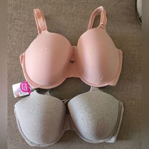 New Set Of 2 Fruit Of The Loom XXL Bra Set Size XXL T-shirt Bras